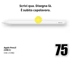 MediaWorld Apple Pencil (USB-C) offerta