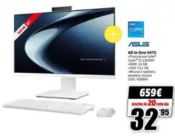 MediaWorld ASUS All in One V470 offerta