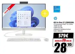 MediaWorld hp All-in-One 27-CR0059NL offerta