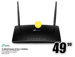 MediaWorld tp-link TL-MR150 Router 4G fino a 300Mbps offerta