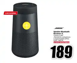 MediaWorld BOSE Speaker Bluetooth Revolve+ II offerta
