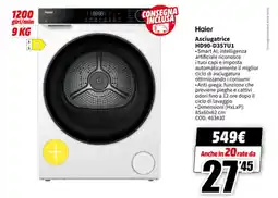 MediaWorld Haier Asciugatrice HD90-D357U1 offerta