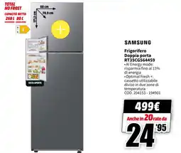 MediaWorld SAMSUNG Frigorifero Doppia porta RT35CG5644S9 offerta
