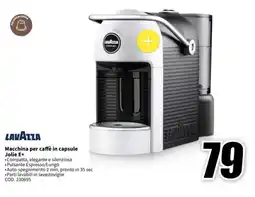 MediaWorld LAVAZZA Macchina per caffè in capsule Jolie E+ offerta