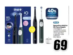 MediaWorld Oral-B Spazzolino elettrico i02 Pacco Doppio offerta