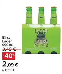 Carrefour Birra Lager offerta