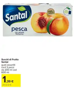 Carrefour Succhi di Frutta Santal offerta