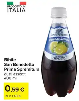 Carrefour Bibite San Benedetto Prima Spremitura offerta