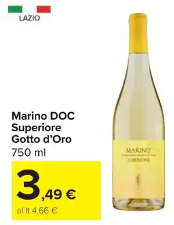 Carrefour Marino DOC Superiore Gotto d'Oro offerta