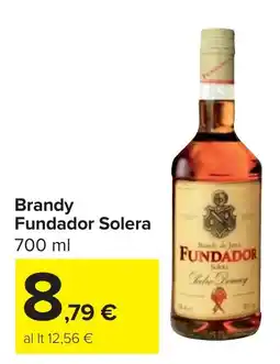 Carrefour Brandy Fundador Solera offerta