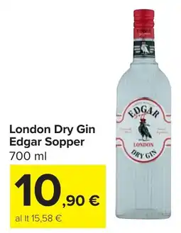 Carrefour London Dry Gin Edgar Sopper offerta