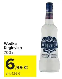Carrefour Wodka Keglevich offerta