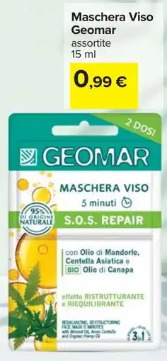Carrefour Maschera Viso Geomar offerta