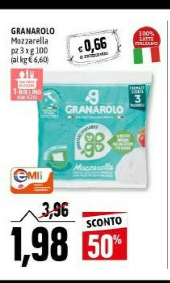 Emi Supermercati Mozzarella offerta