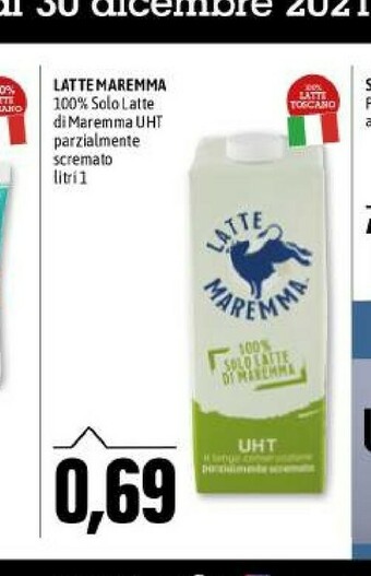 Emi Supermercati Latte parzialmente scremato offerta