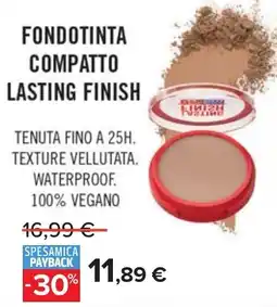 Carrefour Tenuta fino a 25h. Texture vellutata. Waterproof. 100% vegano offerta