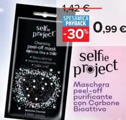 Carrefour Maschera peel-off purificante con Carbone Bioattivo offerta