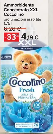 Carrefour Ammorbidente Concentrato XXL Coccolino offerta