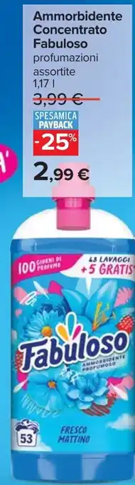 Carrefour Ammorbidente Concentrato Fabuloso offerta
