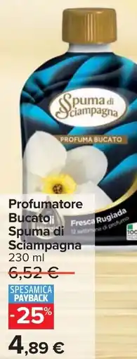 Carrefour Profuma bucato spuma di sciampagna offerta