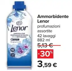 Carrefour Ammorbidente Lenor offerta