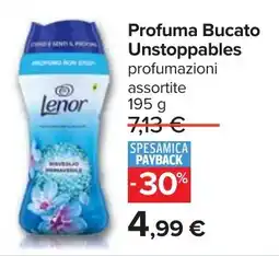 Carrefour Profuma Bucato Unstoppables offerta