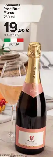 Carrefour Spumante Rosé Brut MURGO offerta