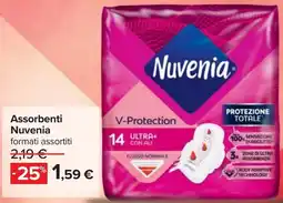 Carrefour Assorbenti Nuvenia offerta