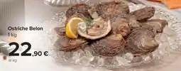 Carrefour Ostriche Belon offerta