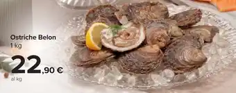 Ostriche Belon
