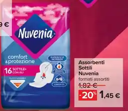 Carrefour Assorbenti Sottili Nuvenia offerta