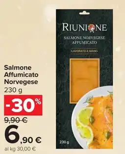 Carrefour Salmone Affumicato Norvegese offerta