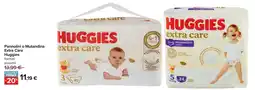Carrefour Pannolini o Mutandina Extra Care Huggies offerta