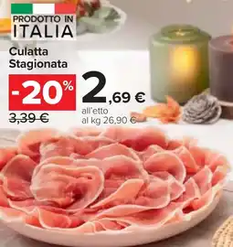 Carrefour Culatta Stagionata offerta