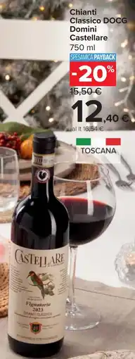 Carrefour Classico DOCG Domini CASTELLARE offerta
