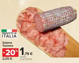 Carrefour Salame Toscano offerta