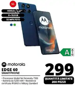 Comet Motorola EDGE 60 SMARTPHONE offerta