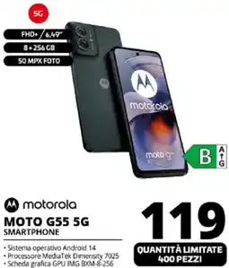 Comet Motorola MOTO G55 5G SMARTPHONE offerta