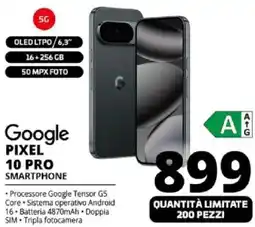 Comet Google PIXEL 10 PRO SMARTPHONE offerta