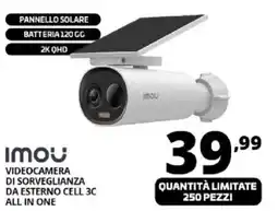 Comet IMOU VIDEOCAMERA DI SORVEGLIANZA DA ESTERNO CELL 3C ALL IN ONE offerta
