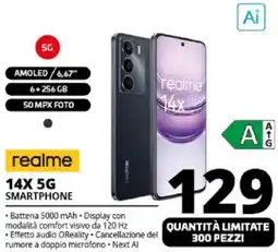 Comet realme 14x 5G SMARTPHONE offerta