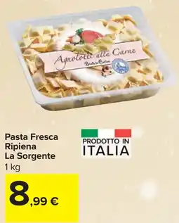 Carrefour Pasta Fresca Ripiena La Sorgente offerta