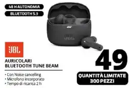 Comet JBL AURICOLARI BLUETOOTH TUNE BEAM offerta