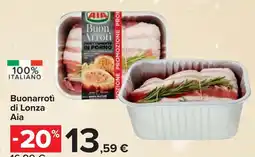 Carrefour Buonarrotì di Lonza AIA offerta