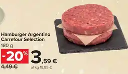 Carrefour Hamburger Argentino Carrefour Selection offerta