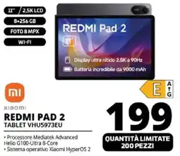 Comet Xiaomi REDMI PAD 2 TABLET VHU5973EU offerta