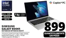 Comet SAMSUNG GALAXY BOOK5 NOTEBOOK NP750XHD-KD51T offerta