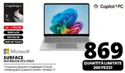 Comet Microsoft SURFACE NOTEBOOK EP2-37027 offerta