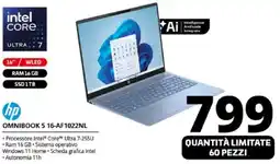 Comet hp OMNIBOOK 5 16-AF1022NL offerta