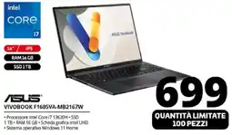 Comet ASUS VIVOBOOK F1605VA-MB2167W offerta